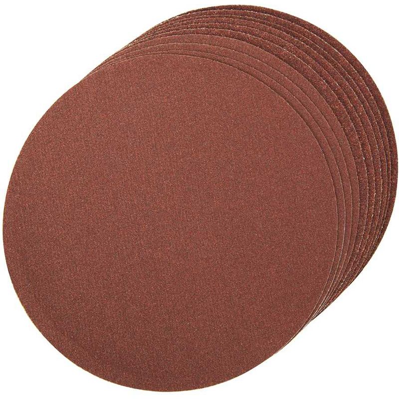 Lot de 10 disques abrasifs autocollants 150 mm grains assortis Silverline 787856