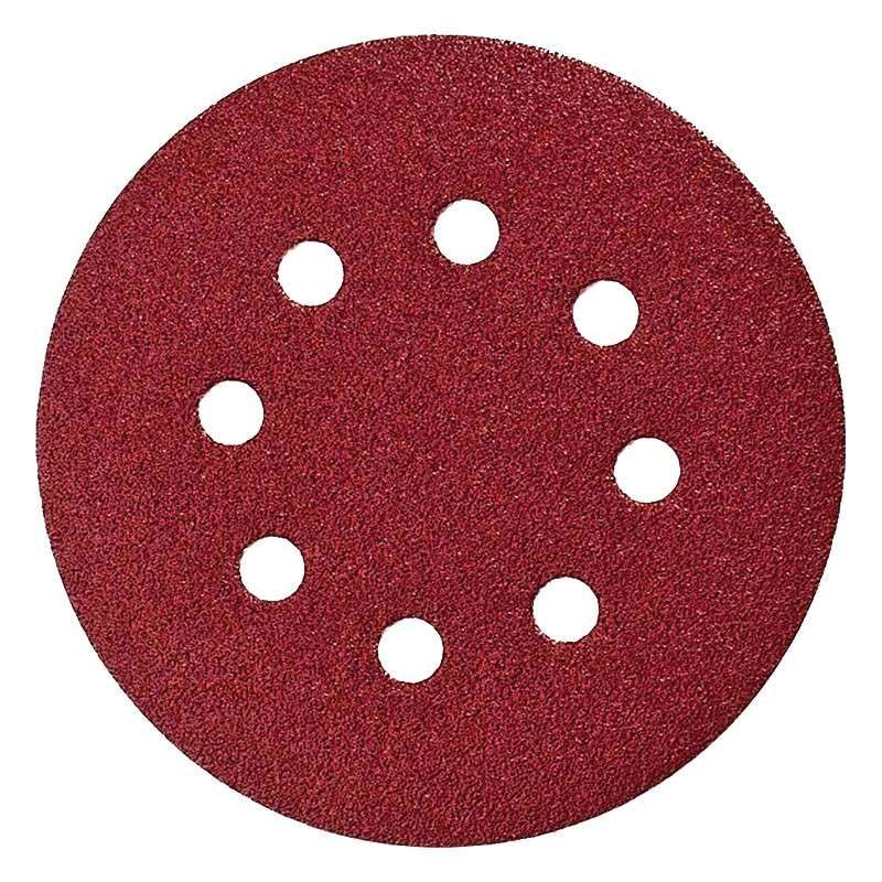 Makita - 10 Disques abrasifs Diam. 125 mm auto-agrippant 8 trous (bois/m&eacute;tal)-P435330-400
