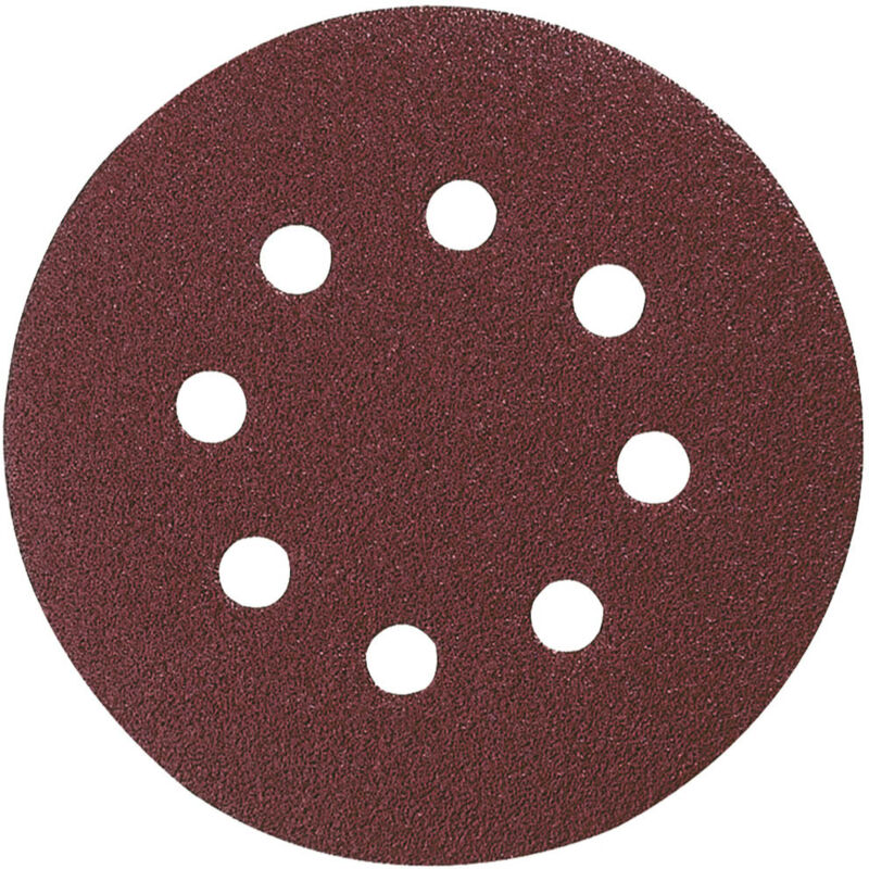 Disque abrasif MAKITA Ø 125mm velcro avec 8 trous Grain Grain 400 - vue 2