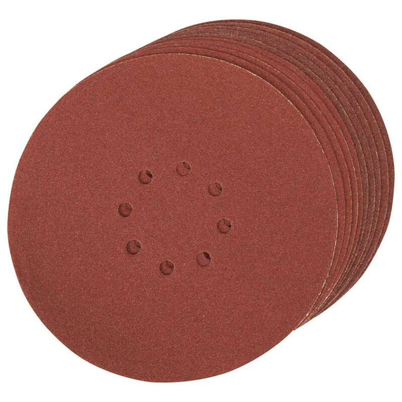 Silverline Disques Abrasifs Velcro Grain 80 - vue 2