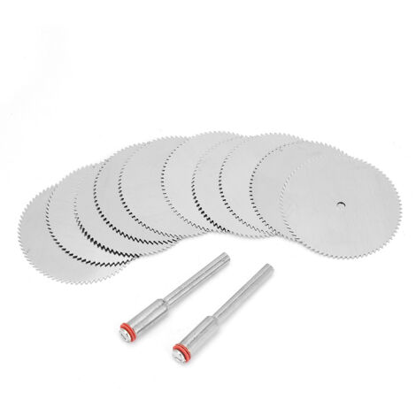 10 Disques de Coupe en Acier Inox pour Meuleuse d'Angle, Lames de Scie circulaire pour Métal