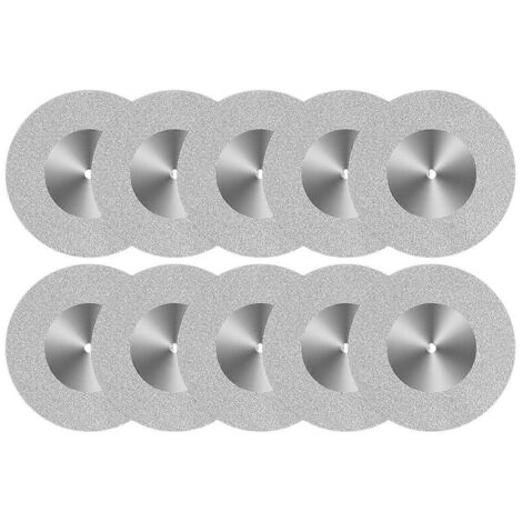 10 disques de coupe pour verre 60 mm, disques de coupe diamantés