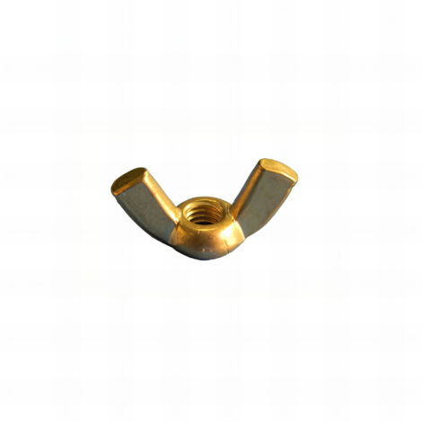10 Ecrous à Oreilles Laiton D20 DIN315 mm