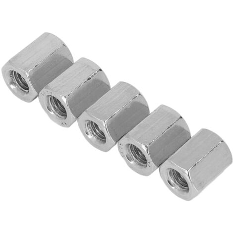 10 Écrous Hexagonaux en Acier Inoxydable 304 M10, Antirouille pour Fixation de Boulons et Tiges