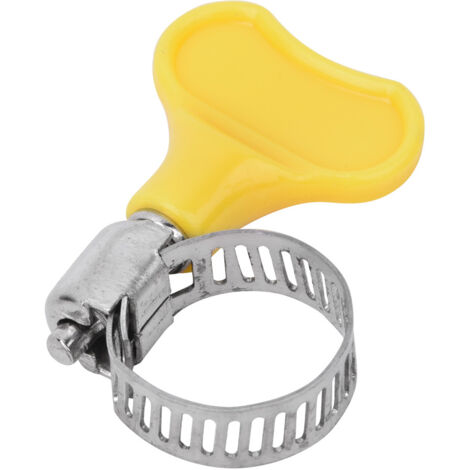 10 Edelstahl-Schlauchschellen mit ergonomischem Griff für 16–25 mm Rohre – 10er-Packung