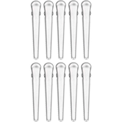 10 Edelstahl-Verschlussclips für Kaffee- und Lebensmittelbeutel, multifunktionales Küchenwerkzeug, 11,5 cm