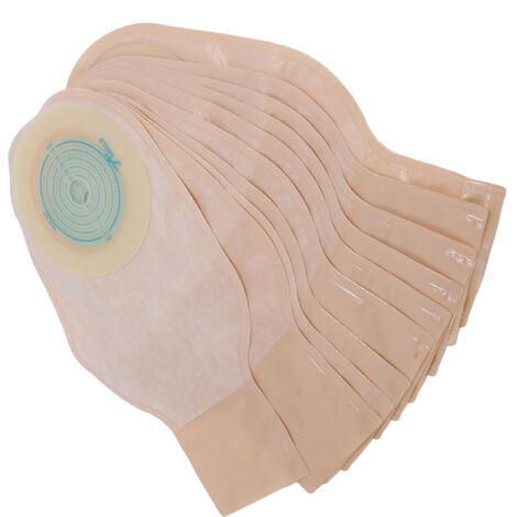 10 Einweg-Stomabeutel für Ileostomie, Zubehör für Stomapatienten