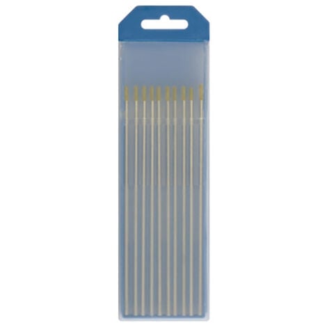 10 Électrodes tungstène WL15 Ø 1,6mm GYS - or (AC/DC)