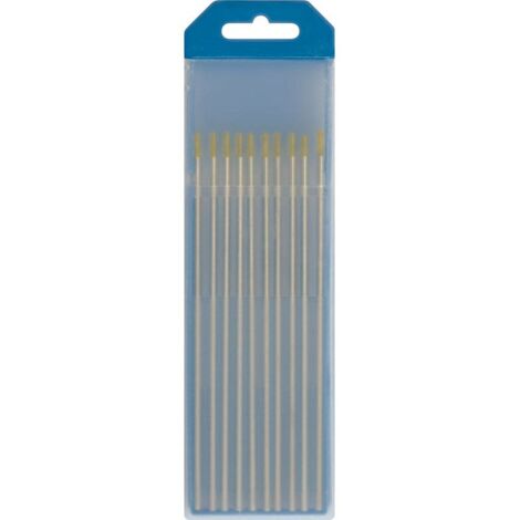 10 Électrodes tungstène WL15 Ø 3.2mm GYS - or (AC/DC)