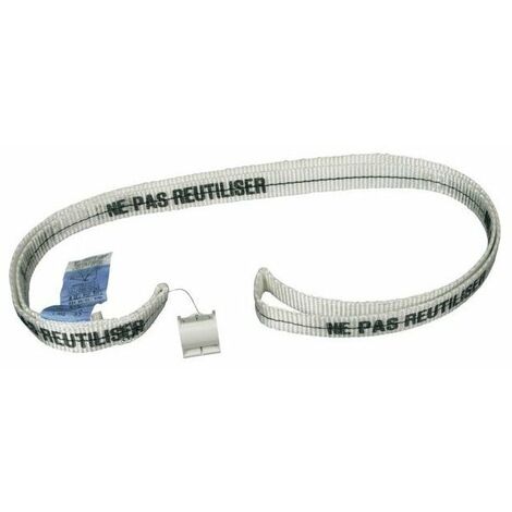 10 Elingue A Usage Unique Sangleplate Lg 1 5 M - 1 Brin Diam 30 Mm