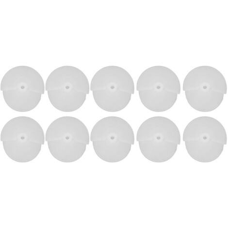 10 embouts d'amplificateur auditif en silicone souple, forme corne, transparents - Accessoires pour appareils auditifs