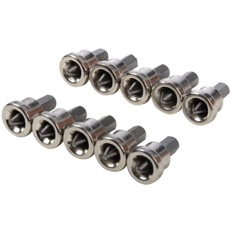 Silverline 10 Embouts de Vissage PH2
