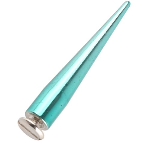 10 Ensembles de Rivets Cloutés en Métal 7mm avec Vis pour Projets de Maroquinerie DIY (Couleur Bleue)