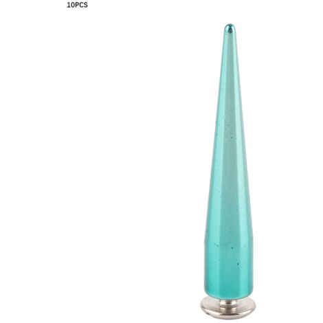 10 Ensembles de Rivets Cloutés Métalliques 7mm à Vis pour Travail du Cuir DIY (Bleu)