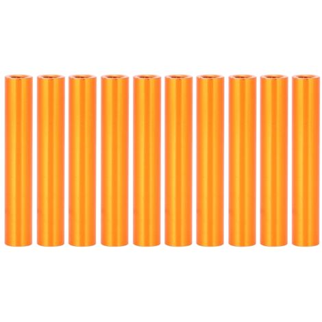 10 Entretoises Aluminium M3x30 Orange pour Montage et Espacement - Kit de Rondelles