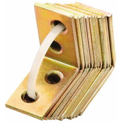 10 équerres bichromatées, chaises en maxipack 10 unités 75 x 75 x 18 mm - SCMX070718 - Index