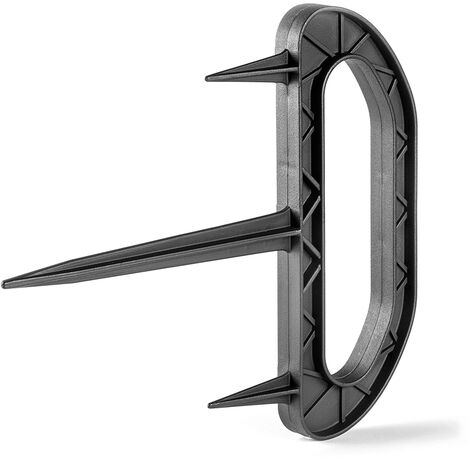 10 ERDANKER mit Handgriff 15cm Länge Erdnägel für Unkrautvlies o. Widerhaken