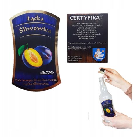 10 ETICHETTE ADESIVE PLUMA VODKA PER BOTTIGLIE PLACCATE IN ORO PER ALCOOL