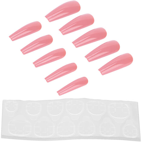 10 faux ongles lisses pour femme - Kit manucure chic et moderne - Accessoire beauté longue durée N5354-08