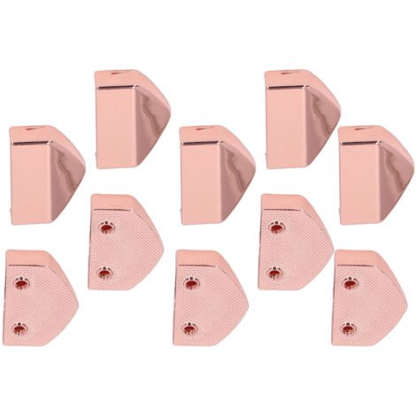 10 Fermoirs Dorés Éclatants pour Valises - Accessoires Décoratifs et Utiles (Lot de 10)