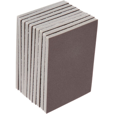 10 Feuilles de Papier de Verre Carré 120/180/240 Grain Fin pour Polissage (Lot de 10)