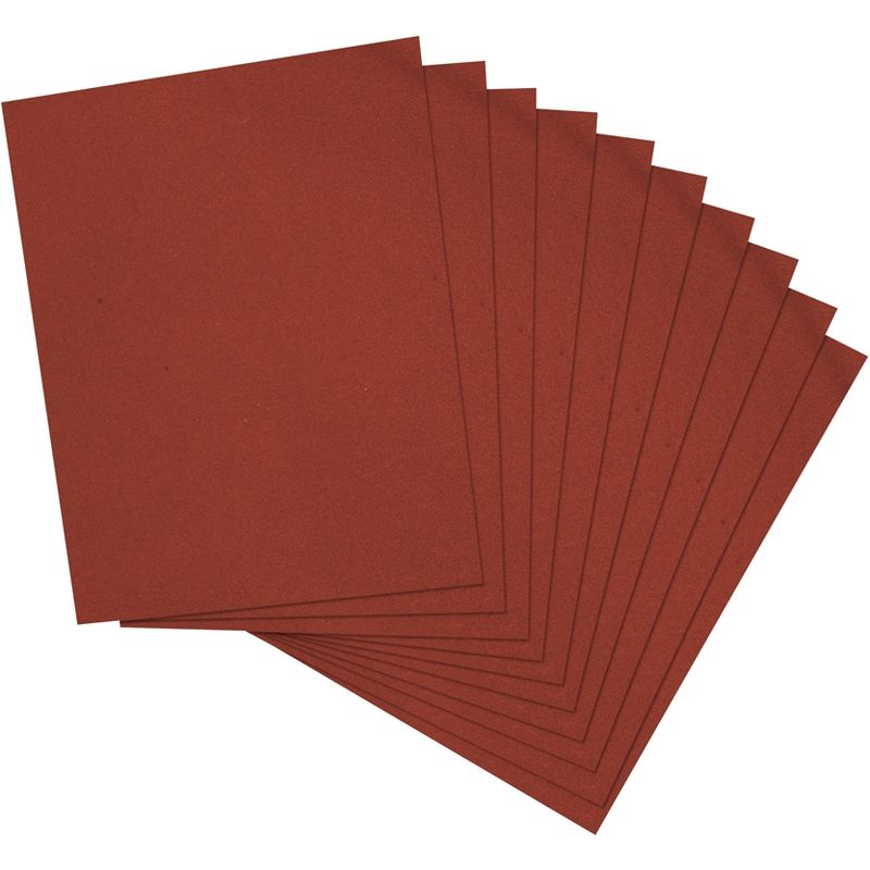 10 feuilles toile émery grain 60 Silverline 399016