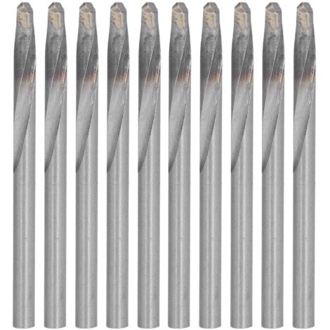 10 Forets en Carbure de Tungstène pour Acier Inoxydable, Diamètre 5.5mm - Lot de 10 Pièces