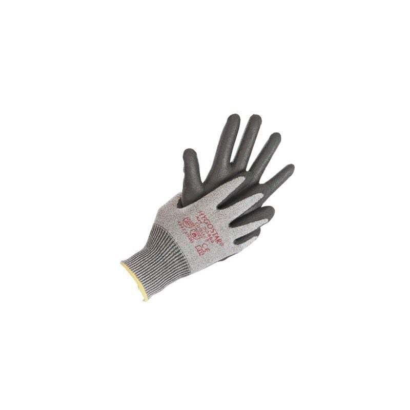 10 franz l'homme gants de travail contrôle de coupe coffre-fort gris taille xl Franz Mensch 33619
