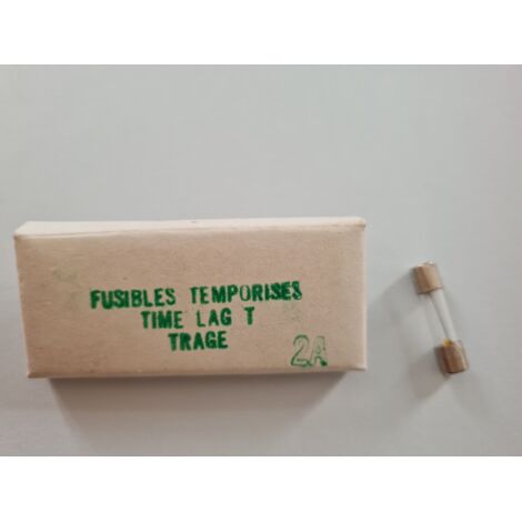 10 FUSIBLES 5x20 2A 250V Temporis‚àö© FSP FUSIBLE