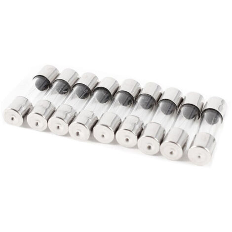 10 Fusibles Verre 5x20mm 250V 0.5A Type Coup pour Équipements Électriques