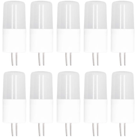 10 G4 warmweiße 12V LED-Lampen, für Decken- und Wandleuchten, Büro, Wohnzimmer