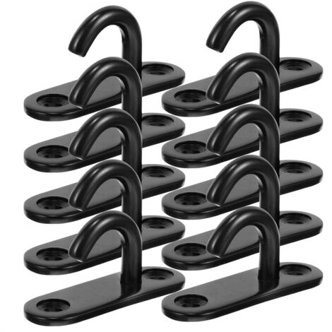 10 ganchos de techo de acero inoxidable – Puente para columpio, hamaca, yoga