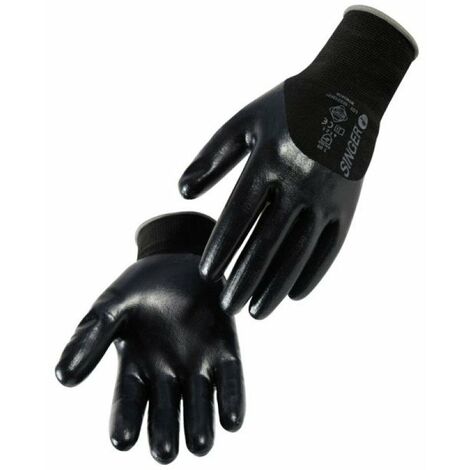 10 Gant 3/4 Enduit Nitrile
