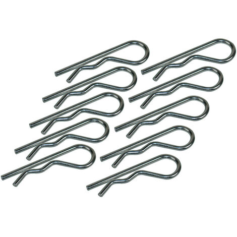 Autobest – Lot de 10 goupilles beta Ø4mm – Longueur 75mm – Pour fixation en bois dur – Pièces de rechange fiables et durables