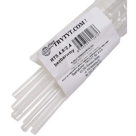 10 guaine termorestringenti RTS 4.8/2.4, incolori