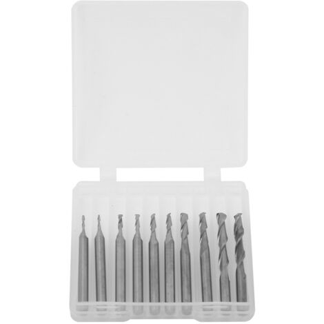 10 Hartmetall-Kugelfräser für CNC-Gravur, 1,0–3,175 mm, Hochpräzisions-Schneidwerkzeuge