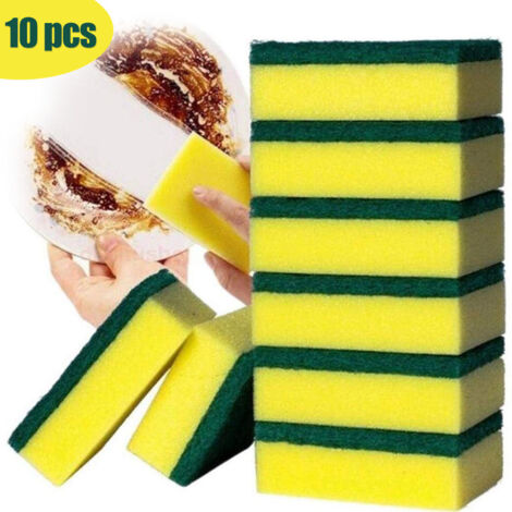 10 hochsaugfähige Mehrzweck-Reinigungsschwämme für Küche und Geschirr – 10er-Packung