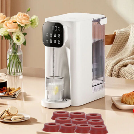 10 hochtemperaturbeständige, lebensmittelechte Silikon-Dichtungen für Kaffeemaschinen (1,25 cm/10 Stück) zur Verhinderung von Leckagen und zur Wasserfiltration – kompatible Ersatzdichtungen