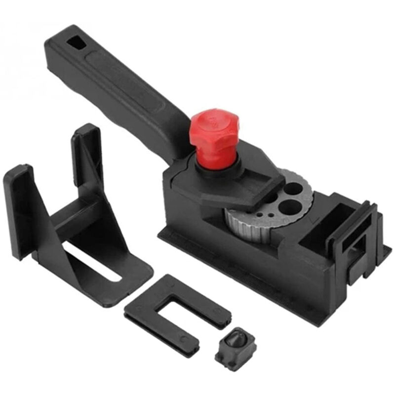 10-hole woodworking punching and positioning limit fixture device