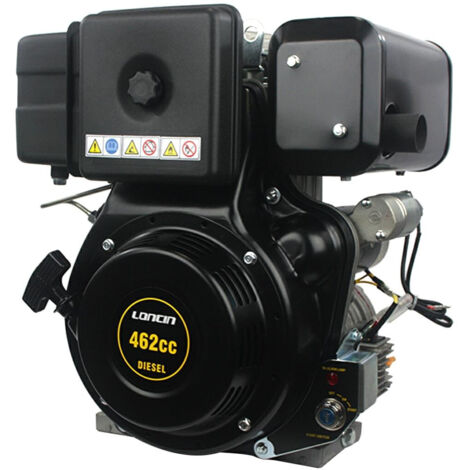 10 HP LONCIN D460FC cilindrico 25,4, avviamento ELETTRICO, filtro aria a secco