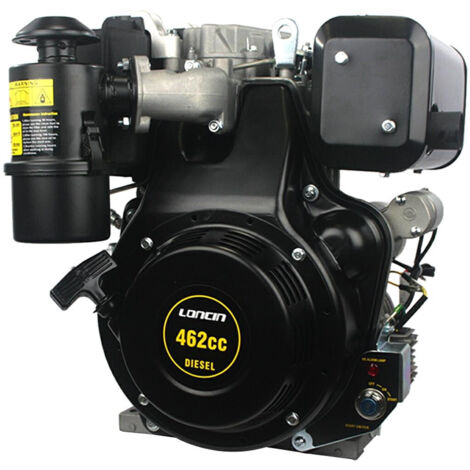 10 HP LONCIN D460FC Motore Diesel albero conico 23 mm, avv ELETTRICO lombardini