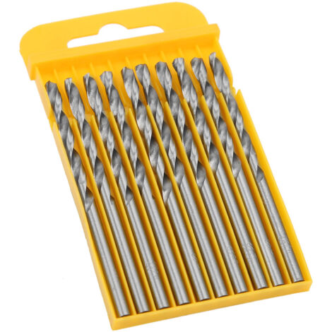 10 HSS-Holzbohrer, Präzisionsbohren, zylindrischer Schaft, professionelles Holzbearbeitungswerkzeug, 3,5 mm, 10er-Packung