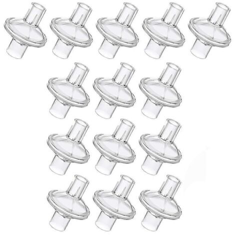 10 Inline-Filter für 22-mm- oder 25-mm-Rohre – Transparent – 10er-Packung
