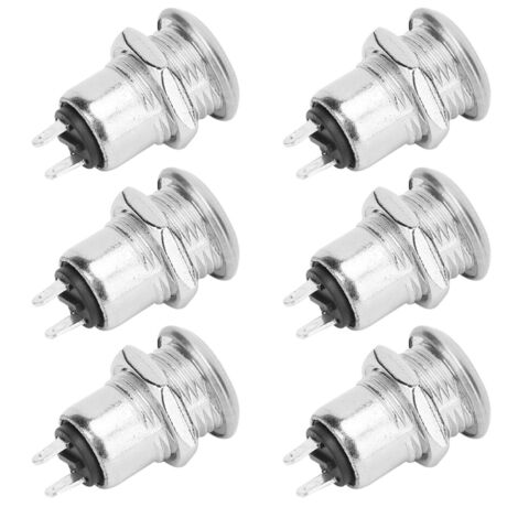 10 Interrupteurs Marche-Arrêt à Double Contact pour Véhicule, Commutateur Électrique Compact 12x21.5mm