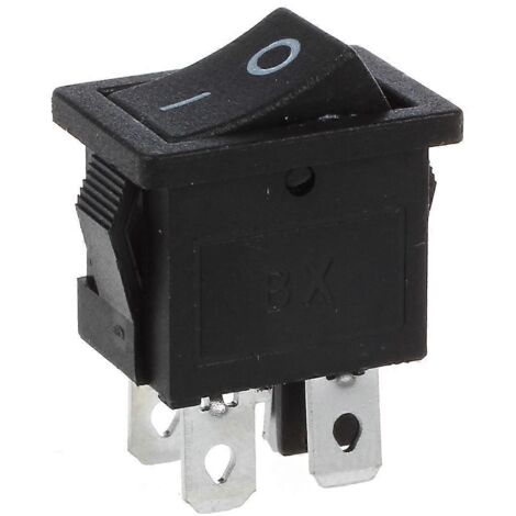 10 Interrupteurs Marins à Bascule DPST 2 Positions 10A/125V 6A/250V AC - Lot de 10 Pièces
