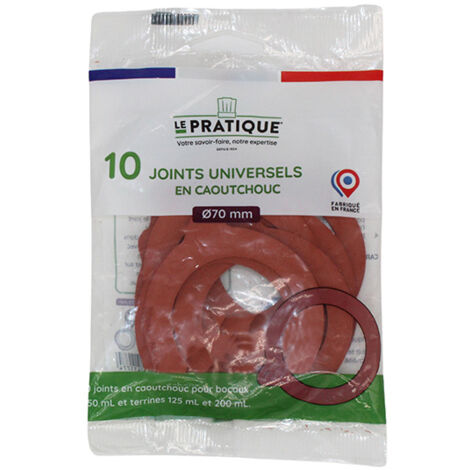 10 Joints Universels Pour Bocaux ø70 Mm -