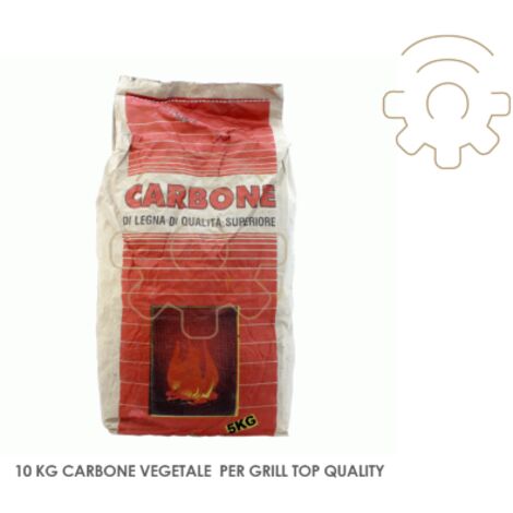 10 kg carbone vegetale per grill top quality sacco carbonella naturale barbecue
