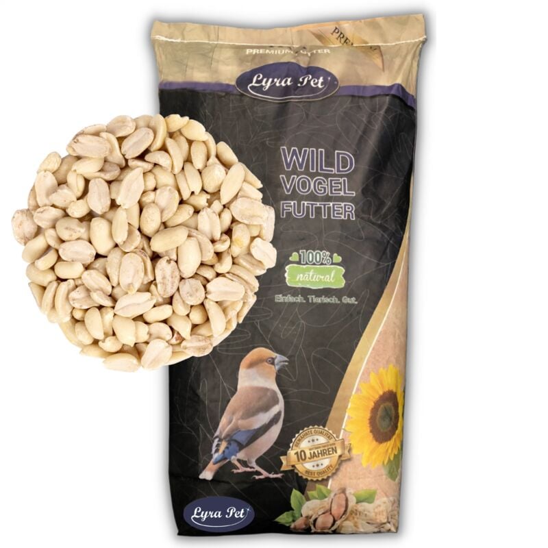 Lyra Pet - 25 kg d'amandes d'arachide ® splits Nouvelle récolte