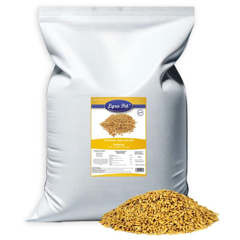 10 kg de riz paddy Lyra Pet