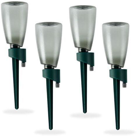 10 kits de riego automático Deeper Dripper, riego automático con botella, ideal para tus plantas de interior, en el balcón, en el jardín, kit de riego por goteo automático